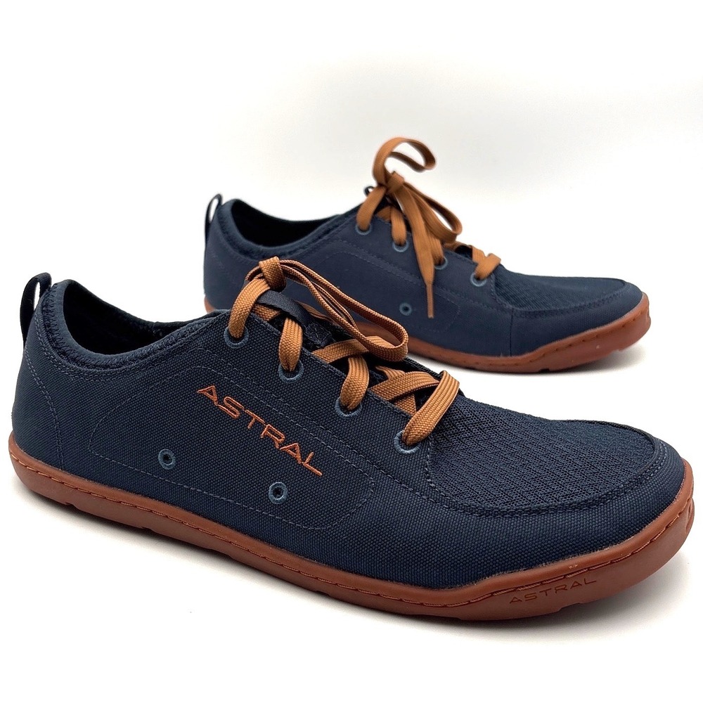 Astral Loyak Mens Water Shoes Navy Blue Brown Sneakers JUS26U3 Size 10